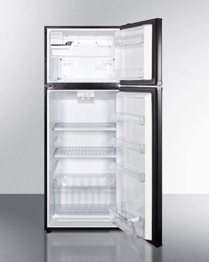 Summit 24" Wide Top Mount Refrigerator-Freezer With Icemaker - FF1119BIM - MyBBQDirect