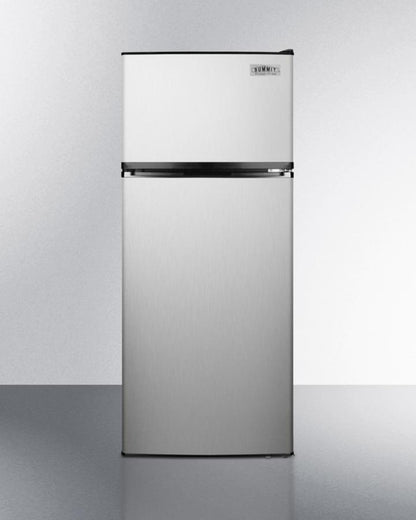 Summit 24" Wide Top Mount Refrigerator-Freezer With Icemaker - FF1159SSIM - MyBBQDirect