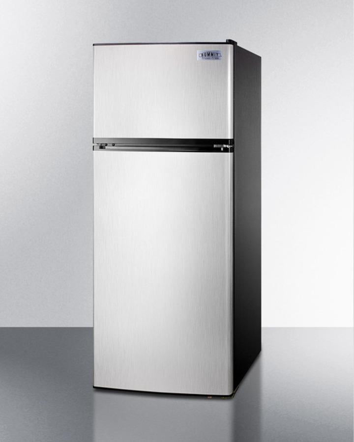 Summit 24" Wide Top Mount Refrigerator-Freezer With Icemaker - FF1159SSIM