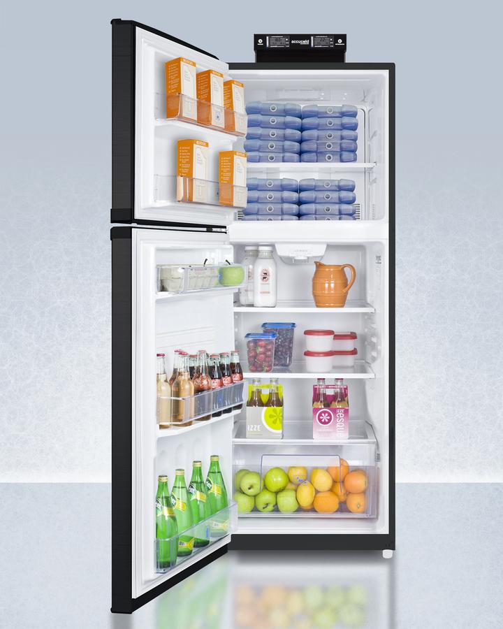 Summit 26" Wide Break Room Refrigerator-Freezer - BKRF14BLHD - MyBBQDirect