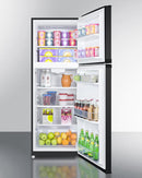 Summit 26" Wide Top Mount Refrigerator-Freezer - FF1427BK
