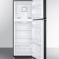 Summit 26" Wide Top Mount Refrigerator-Freezer - FF1427BK - MyBBQDirect