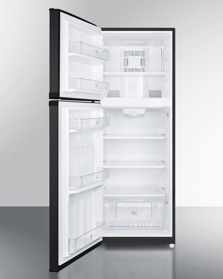 Summit 26" Wide Top Mount Refrigerator-Freezer - FF1427BKLHD - MyBBQDirect