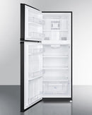 Summit 26" Wide Top Mount Refrigerator-Freezer - FF1427BKLHD