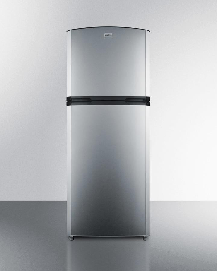 Summit 26" Wide Top Mount Refrigerator-Freezer With Icemaker - FF1427SSIM - MyBBQDirect