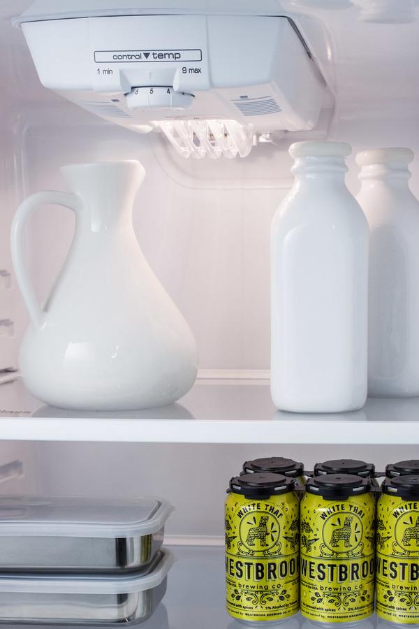 Summit 26" Wide Top Mount Refrigerator-Freezer With Icemaker - FF1427WIM - MyBBQDirect
