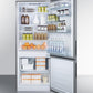 Summit 28" Wide Built-In Bottom Freezer Refrigerator With Icemaker - FFBF279SSBIIM - MyBBQDirect