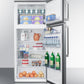 Summit 28" Wide Top Mount Refrigerator-Freezer - FF1511SS - MyBBQDirect