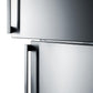 Summit 28" Wide Top Mount Refrigerator-Freezer - FF1511SS - MyBBQDirect