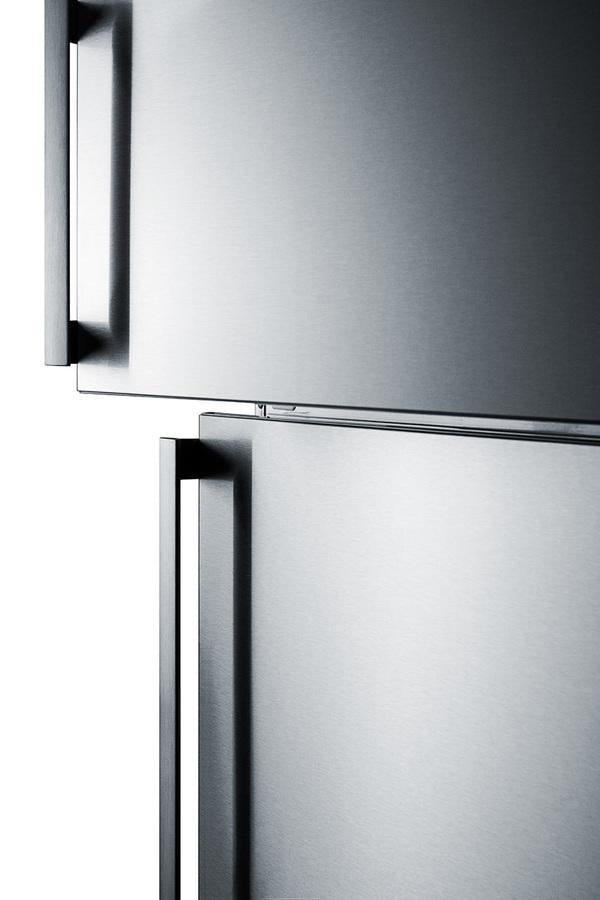 Summit 28" Wide Top Mount Refrigerator-Freezer With Icemaker - FF1512SSIM - MyBBQDirect