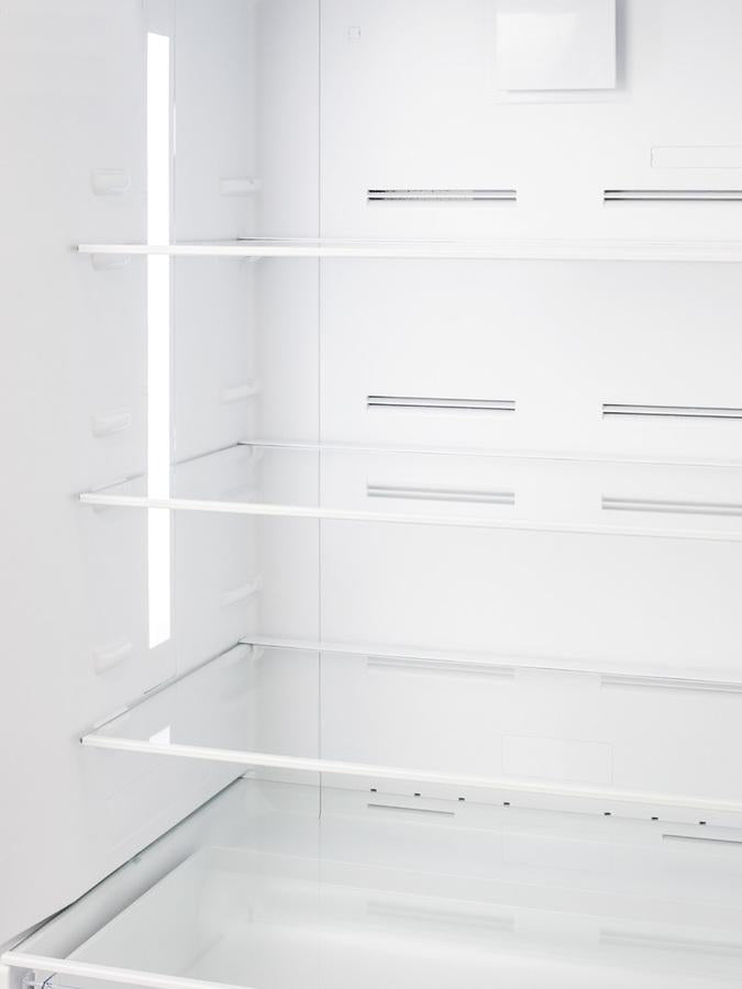 Summit 28" Wide Top Mount Refrigerator-Freezer With Icemaker - FF1512SSIM - MyBBQDirect