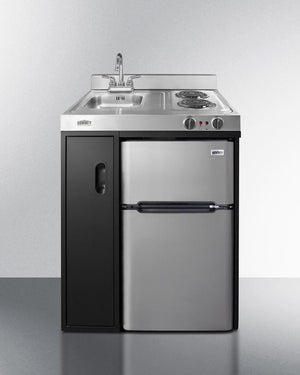 Summit 30" Wide All-In-One Kitchenette - C30ELBK