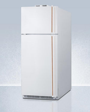 Summit 30" Wide Break Room Refrigerator-Freezer with Antimicrobial Pure Copper Handle - BKRF18WCPLHD - MyBBQDirect