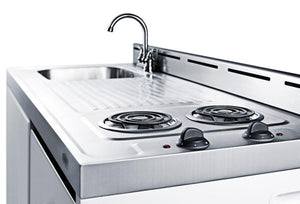Summit 48" Wide All-In-One Kitchenette - C48EL