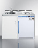 Summit 48" Wide All-In-One Wellness Room Kitchenette - C48ELMCLK