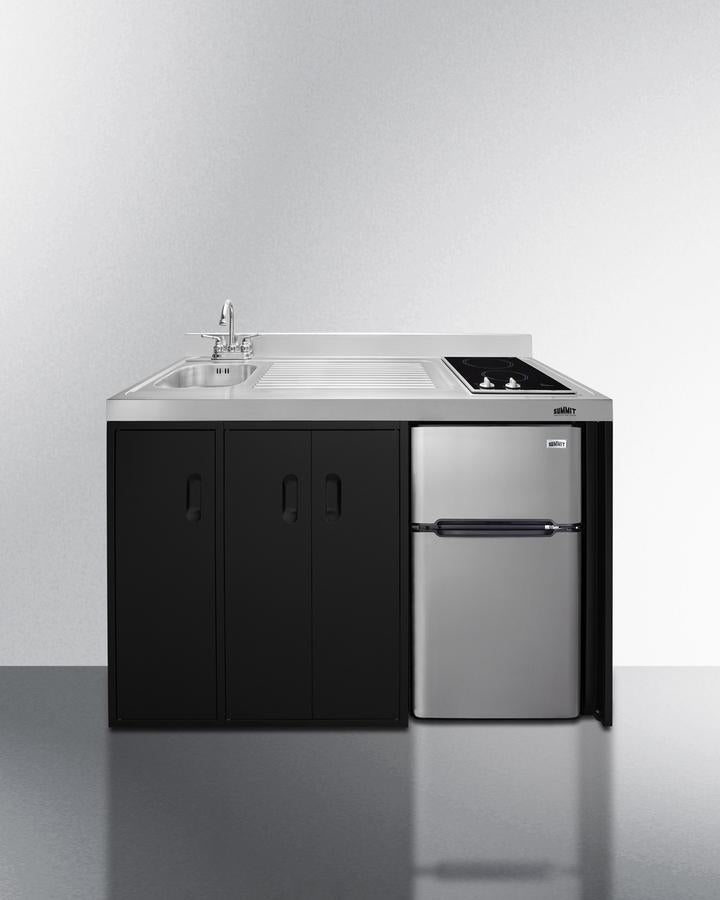 Summit 54" Wide All-In-One Kitchenette - CK54SINKL - MyBBQDirect