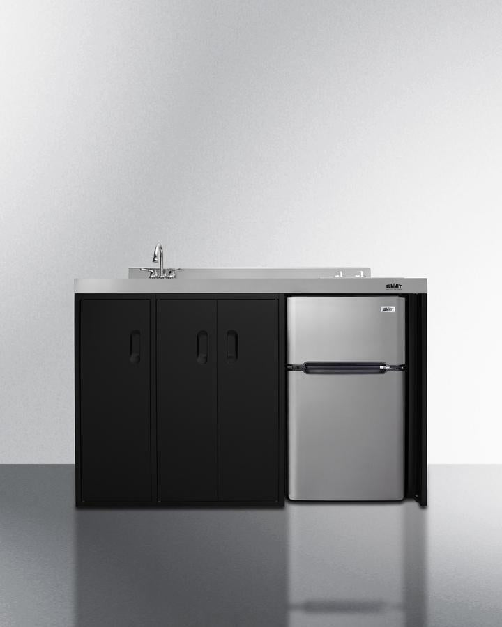 Summit 54" Wide All-In-One Kitchenette - CK54SINKL - MyBBQDirect