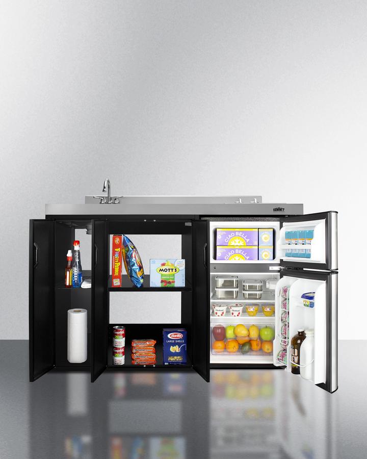 Summit 54" Wide All-In-One Kitchenette - CK54SINKL - MyBBQDirect
