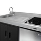 Summit 54" Wide All-In-One Kitchenette - CK54SINKL - MyBBQDirect
