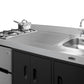 Summit 54" Wide All-In-One Kitchenette - CK54SINKL - MyBBQDirect