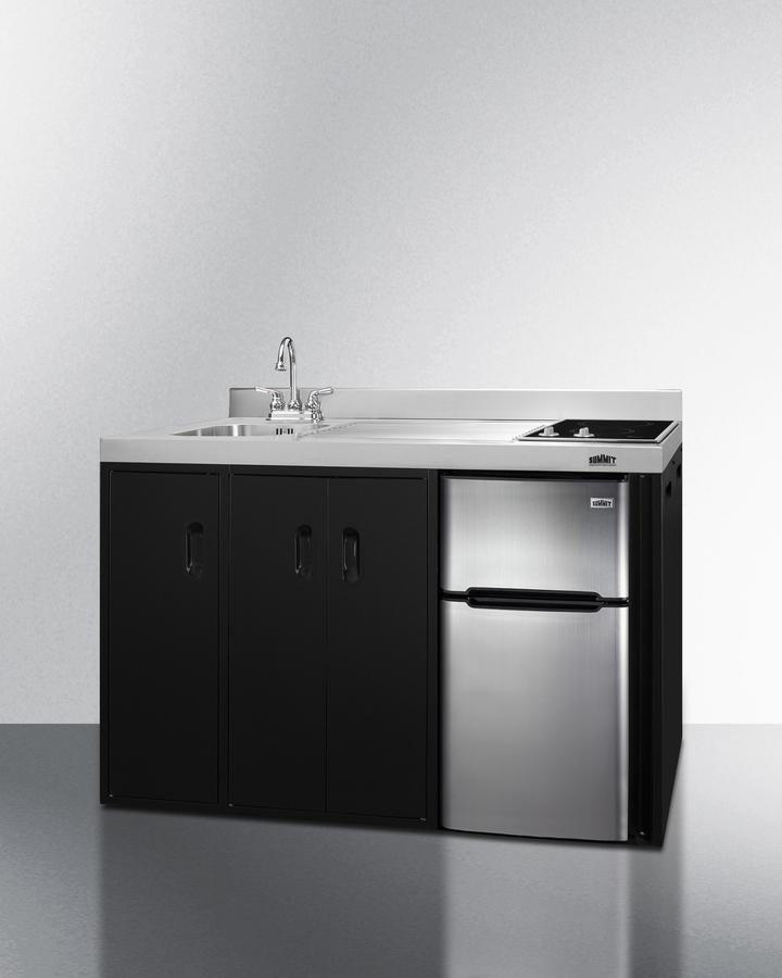 Summit 54" Wide All-In-One Kitchenette - CK54SINKL - MyBBQDirect