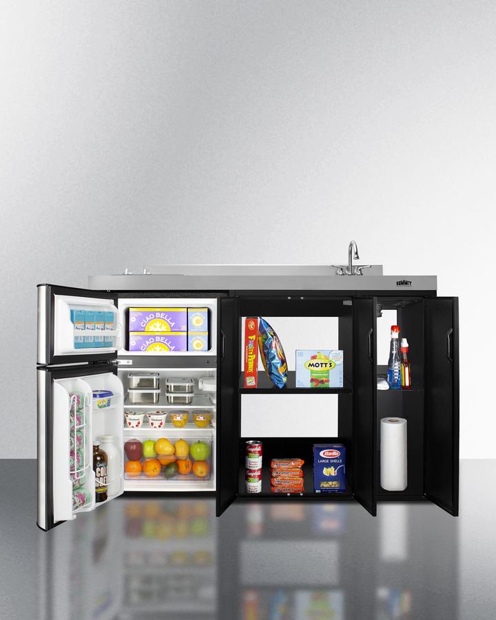 Summit 54" Wide All-In-One Kitchenette - CK54SINKR - MyBBQDirect