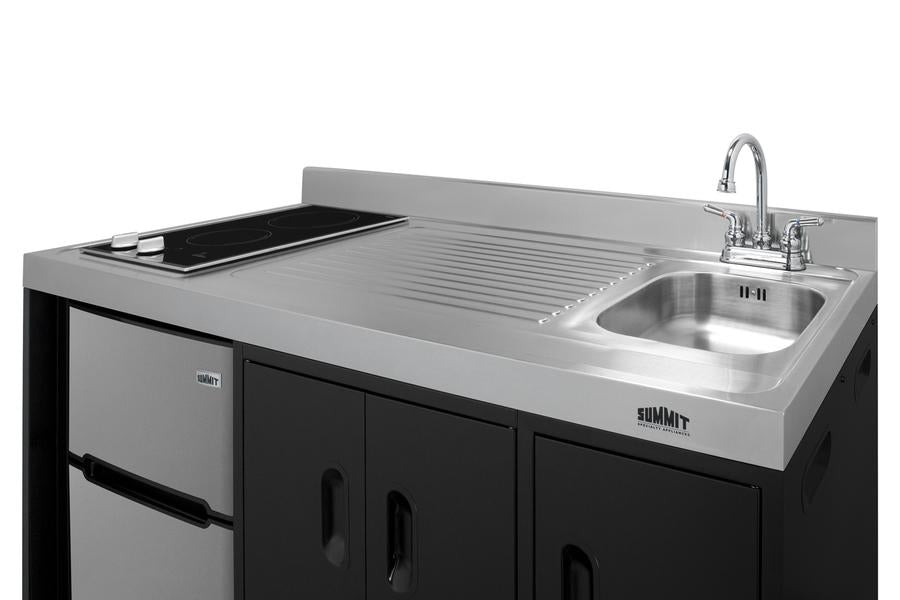 Summit 54" Wide All-In-One Kitchenette - CK54SINKR - MyBBQDirect