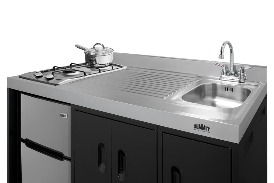 Summit 54" Wide All-In-One Kitchenette - CK54SINKR - MyBBQDirect