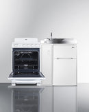 Summit 54" Wide All-in-One Kitchenette with Electric Coil Range - ACK54COILW