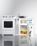 Summit 54" Wide All-in-One Kitchenette with Gas Range - ACK54GASW