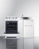 Summit 54" Wide All-in-One Kitchenette with Gas Range - ACK54GASW