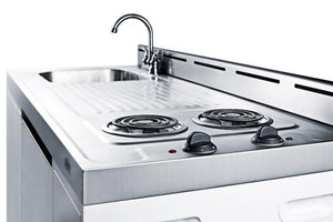 Summit 60" Wide All-In-One Kitchenette - C60EL - MyBBQDirect