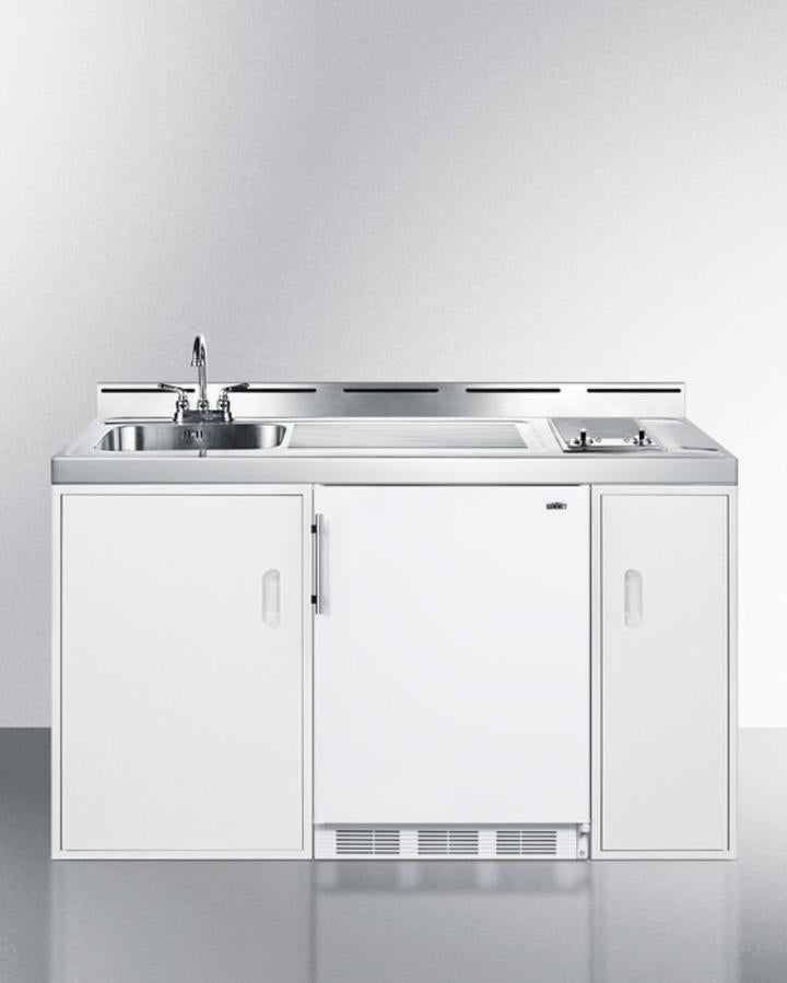 Summit 60" Wide All-In-One Kitchenette - C60ELGLASS - MyBBQDirect
