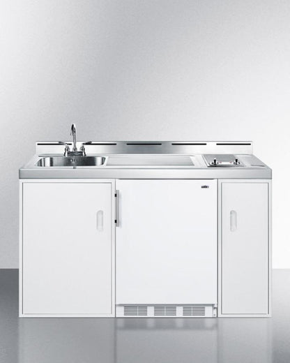 Summit 60" Wide All-In-One Kitchenette - C60ELGLASS - MyBBQDirect