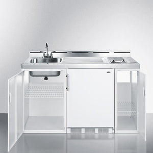 Summit 60" Wide All-In-One Kitchenette - C60ELGLASS - MyBBQDirect
