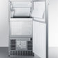 Summit 62 lb. Clear Outdoor/Indoor Icemaker - BIM68OSGDR - MyBBQDirect