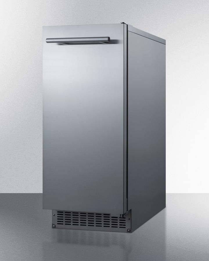Summit 62 lb. Clear Outdoor/Indoor Icemaker - BIM68OSGDR - MyBBQDirect