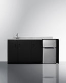 Summit 72" Wide All-In-One Kitchenette ADA Counter Height - CK72ADASINK