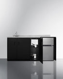Summit 72" Wide All-In-One Kitchenette ADA Counter Height - CK72ADASINK