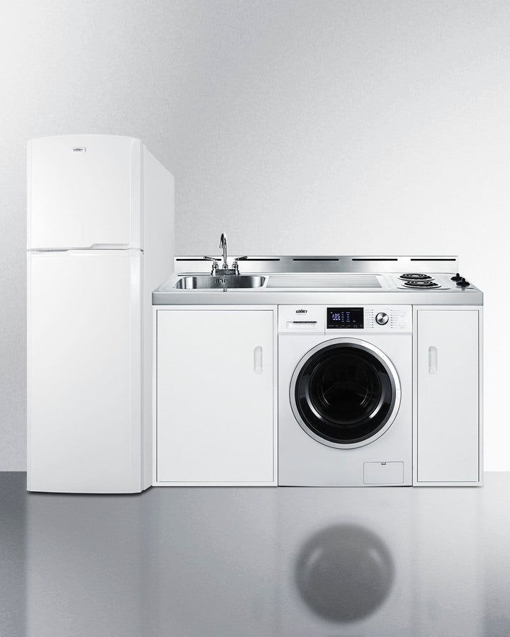 Summit 83" Wide All-In-One Kitchenette with Washer/Dryer Combo - ACKSPWD82 - MyBBQDirect