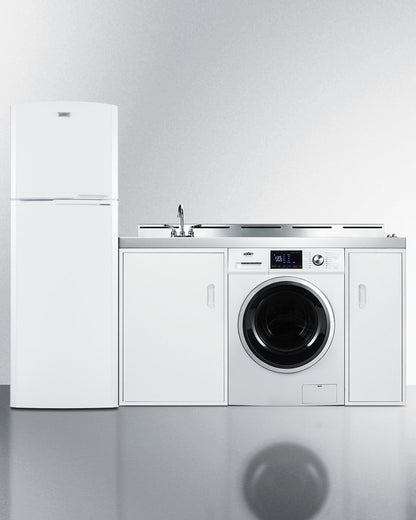 Summit 83" Wide All-In-One Kitchenette with Washer/Dryer Combo - ACKSPWD82 - MyBBQDirect