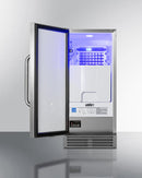 Summit Built-In Outdoor 50 lb. Clear Icemaker ADA Compliant - BIM47OSADA