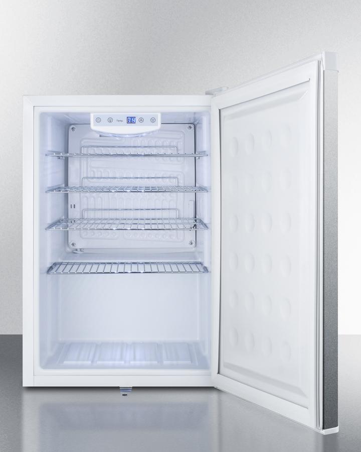 Summit Compact All-Refrigerator in White with Digital Thermostat - FF31L7SS
