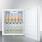 Summit Compact All-Refrigerator in White with Digital Thermostat - FFAR25L7 - MyBBQDirect