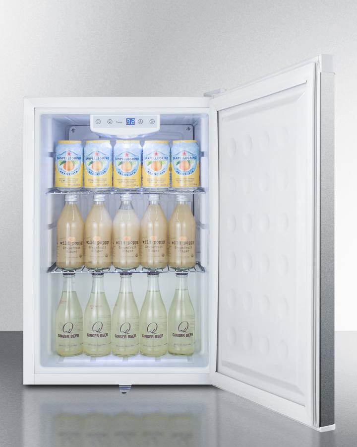 Summit Compact Built-In All-Refrigerator in Stainless Steel - FF31L7BICSS - MyBBQDirect