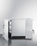 Summit Outdoor Cart with Refrigerator - CartOSRF - MyBBQDirect