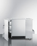 Summit Outdoor Cart with Refrigerator - CartOSRF