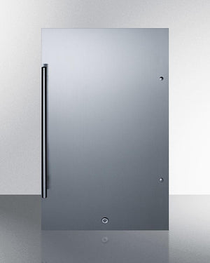 Summit Shallow Depth Built-In All-Refrigerator - FF195CSS - MyBBQDirect