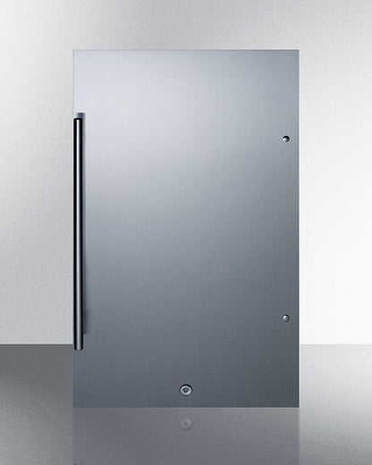 Summit Shallow Depth Built-In All-Refrigerator - FF195CSS - MyBBQDirect