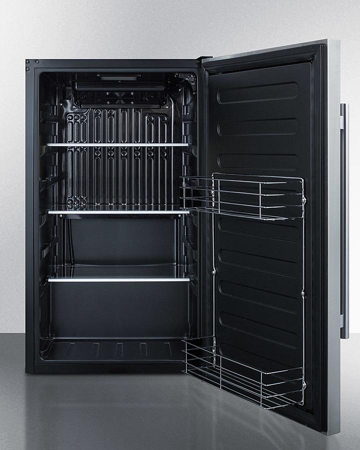 Summit Shallow Depth Built-In All-Refrigerator - FF195CSS - MyBBQDirect